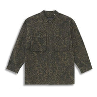 Men's Levis lapel Big Pocket Cargo Shirt Green 28654-0002
