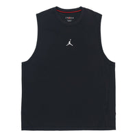 Air Jordan Casual Breathable Running Solid Color Sports Basketball Breathable Vest Black DM1828-010