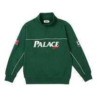 Palace Par 1/4 Zip Funnel 'Green' P25CS129