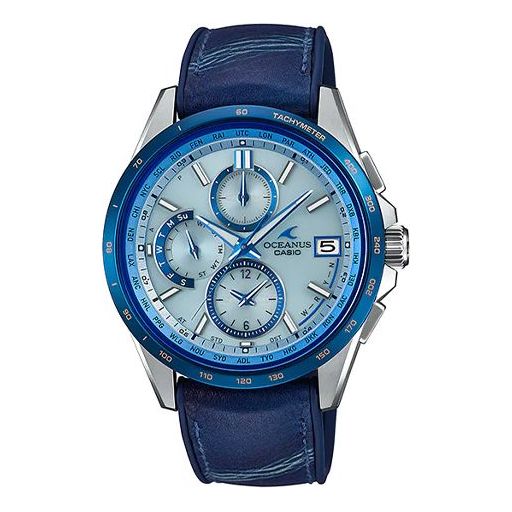 Casio Analog Watch 'Ocean Blue Silver' OCW-T2600ALB-2AJR