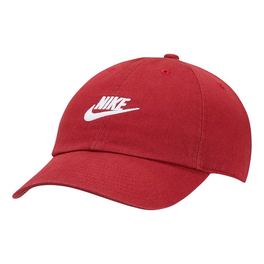 Nike Sportswear Heritage86 Futura Washed Cap 'Pomegranate White' 913011-690