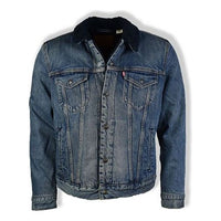 Levis Unisex Lamb Wool Denim Jacket Denim-Color 16365-0067