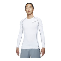 Nike Pro Dri-fit Athleisure Casual Sports Round Neck Long Sleeves White DD1991-100