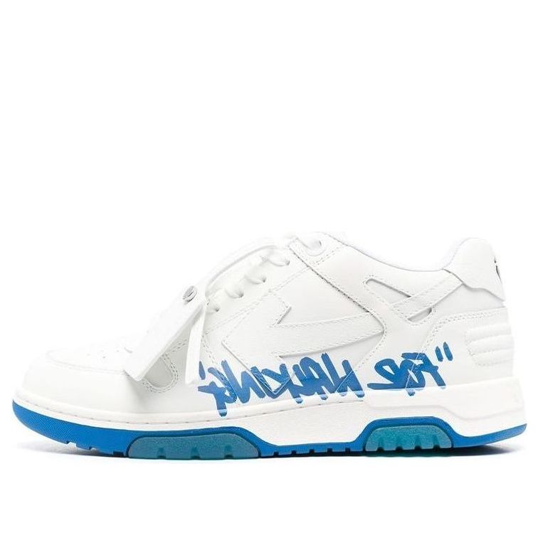 Off-White Out Of Office Low-Top For Walking Sneaker 'White Blue' OMIA189C99LEA0050142