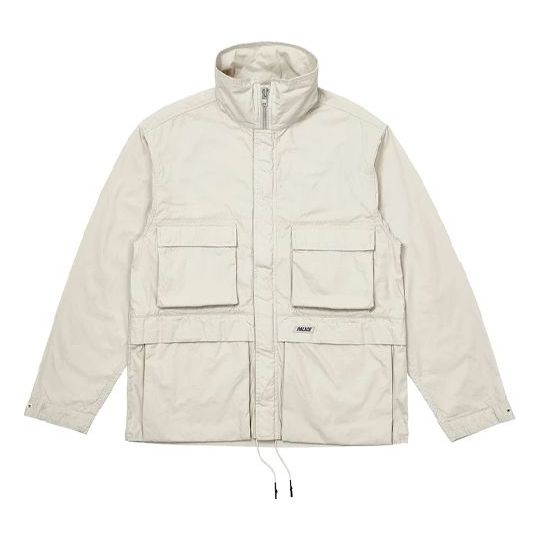 PALACE Drawstring Cargo Jacket Unisex White P18JK015