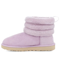 (WMNS) UGG Classic Mini Fluff Quilted Boot 'Purple' 1098533-CATR