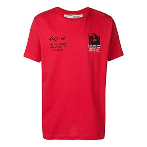 Off-White SS19 Mens Logo Mona Lisa Normal Fit OMAA027S191850052010