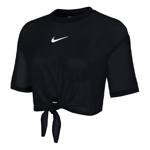 (WMNS) Nike Sportswear Sports Round Neck Short Sleeve Black CJ2702-010