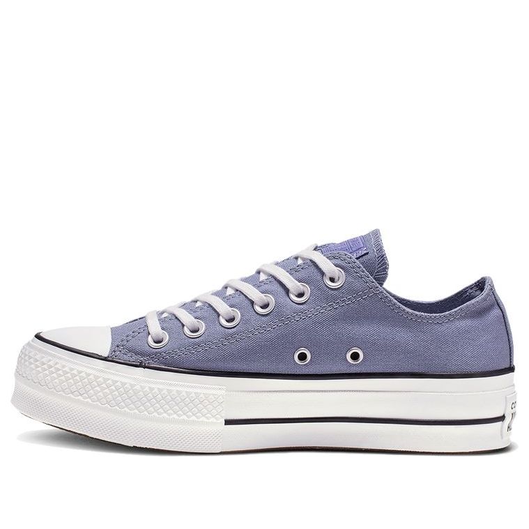 (WMNS) Converse Chuck Taylor All Star Platform Low Top Thick Sole Blue Grey 564997C