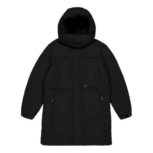 New Balance Hooded Puffer Jacket Asia Sizing 'Black' NPD49031-BK