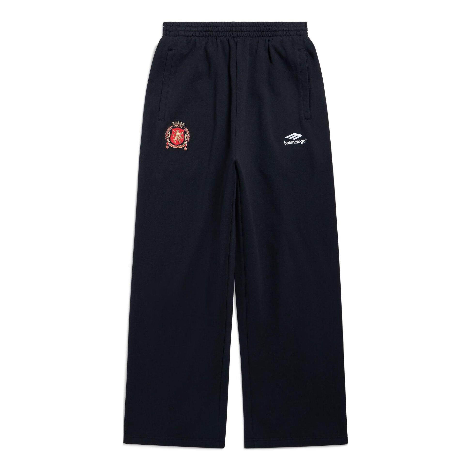 Balenciaga Soccer Baggy Sweatpants 'Black' 777708TPVW31070