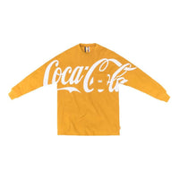 KITH x Coca-Cola L/S Quin Tee Crossover Loose Long Sleeves Unisex Yellow KH3541-112