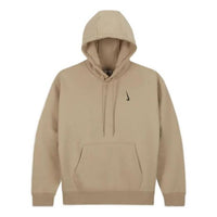 Men's Nike x Billie Eilish Crossover Solid Color Cotton Hooded Long Sleeves Autumn Us Edition Brown DQ7751-202