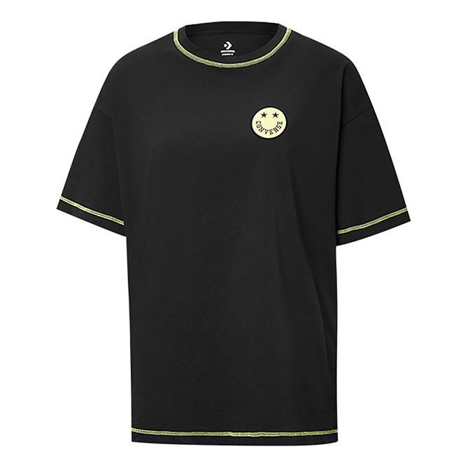Converse Sports Loose Casual Short Sleeve Black 10018923-001