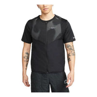 Nike Aero Layer Wild Run Reversible Repel T-Shirt 'Black' DD6208-010