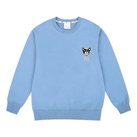MLB Unisex Cartoon Series Embroidery Round-neck Sweatshirt Blue 31MTC1011-50U