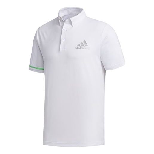 Men's adidas S/S Polo Golf Sports Short Sleeve POLO White FJ3832