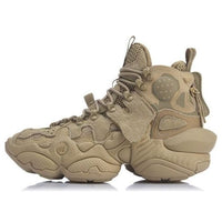 (WMNS) Li-Ning Reburn Ace Mid 'Khaki Brown' AGBP084-1