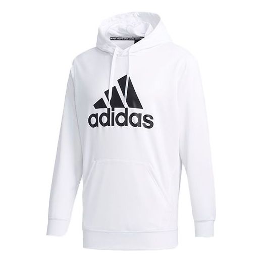 Men's adidas Logo logo Sports White Pullover FM5378