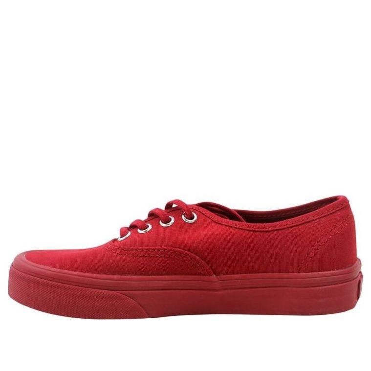 Vans Authentic Casual Fashion Low Top Skate Shoes Red VN0A38EMMQA