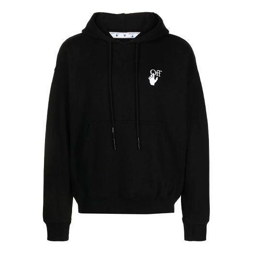 Men's Off-White FW21 Logo Pattern Loose Black OMBB085F21FLE0051001