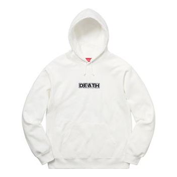 Supreme SS19 Gilbert & George/Supreme LIFE Hooded Sweatshirt WhiteYC SUP-SS19-543