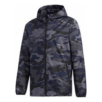Men's adidas Mh Wb Camo Sports Stylish Jacket Black GF3967
