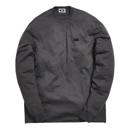 KITH LAX L/S Tee Alphabet Logo Long Sleeves Gray KH3605-100