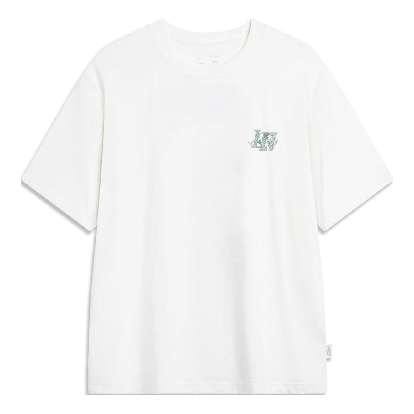 Li-Ning Floral Graphic T-shirt 'White' AHSU319-1