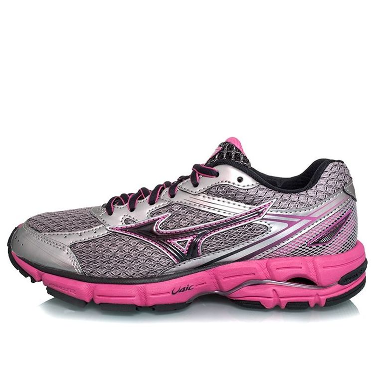 Mizuno Wave Connect 3 Low Tops Wear-resistant Gray Pink J1GD164868