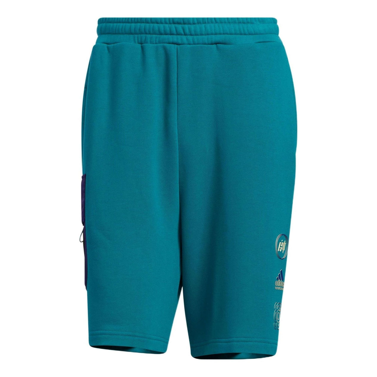 adidas ST Graphic knitted Shorts 'Teal' HE7443