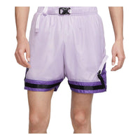 Air Jordan 23 Engineered Splicing Mesh Pocket Woven Sports Shorts Pink Purple DM1391-530