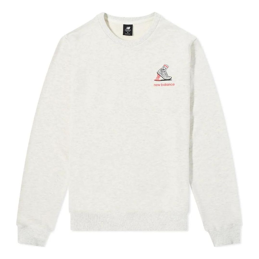 New Balance Minimize Crew Sweatshirt Asia Sizing 'White' MT13572-SAH
