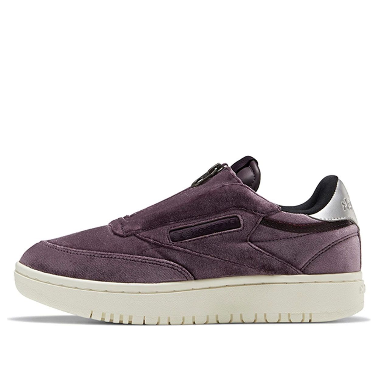 (WMNS) Reebok Club C Double Zip 'Grey Purple' FW1264