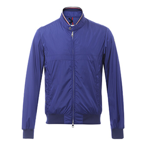 Men's Moncler Stand Collar Blue Jacket 0914168805-68352-758