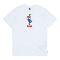 Men's Levis X SUPER MARIO Crossover Short Sleeve White 22491-0711