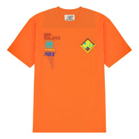 New Balance x Salehe Bembury Unisex Printing Logo Round-neck Tee Orange MT11563-VRO