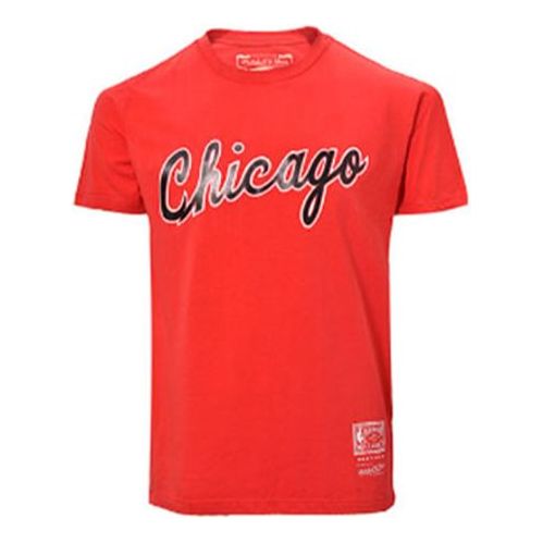 Mitchell Ness NBA Series Printing - Chicago Bulls Unisex Red MN13S20-CHI-WHITE