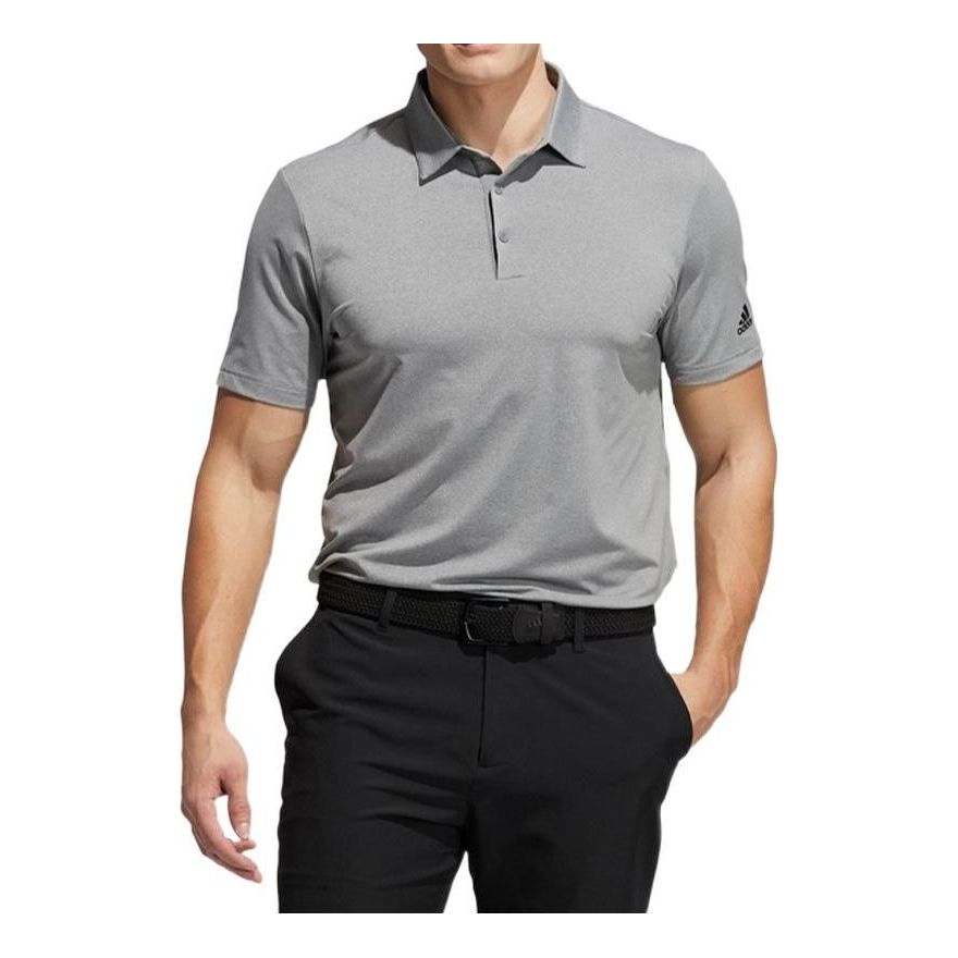 adidas Ultimate365 Heather Polo Shirt 'Grey' GM0271