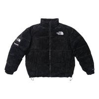 Supreme x The North Face Suede Nuptse Jacket 'Black White' SUP-FW23-213
