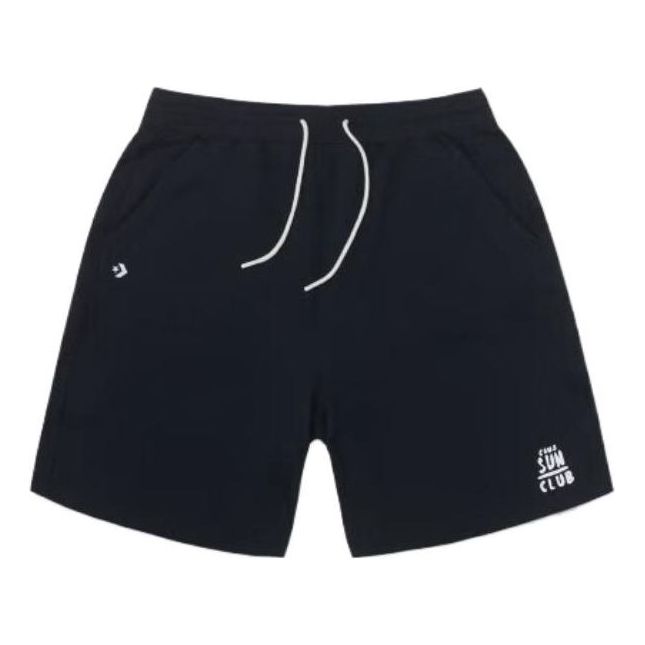 Converse Sun Club Drawstring Shorts Asia Sizing 'Black' 10025878-A02