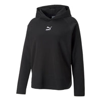 (WMNS) PUMA T7 Hoodie 'Black' 537573-01