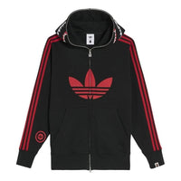 adidas x BAPE SSTR Pack Jacket Asia Sizing 'Black Red' JN7119