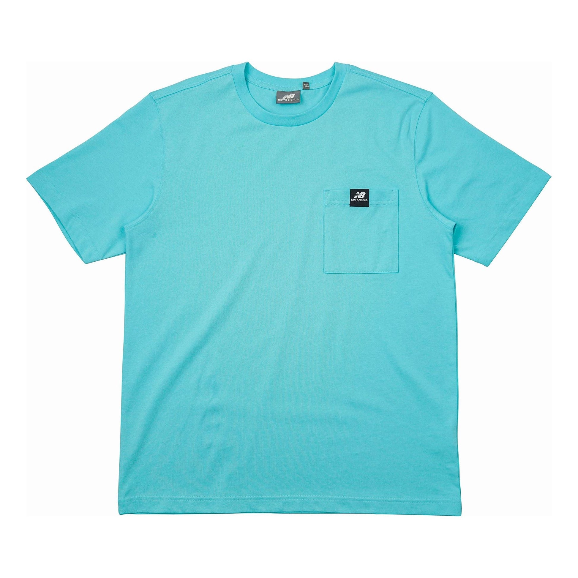 New Balance Chest Small Pocket Sports Short Sleeve Version Couple Style Blue NEA2E023-BGR