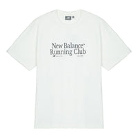 New Balance Running Club Graphic T-shirt Asia Sizing 'White' NEE11251-IV