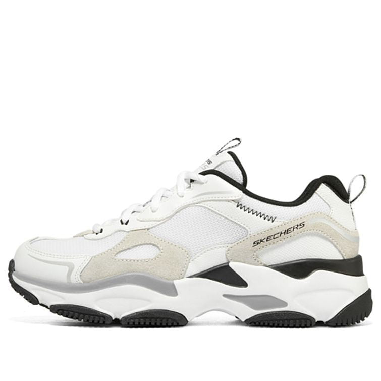 (WMNS) Skechers D'Lites 'Black White' 149895-WBK