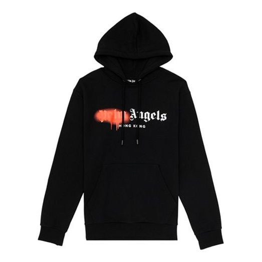 Men's PALM ANGELS Hong Kong Slogan Black PMBB003S206360231001