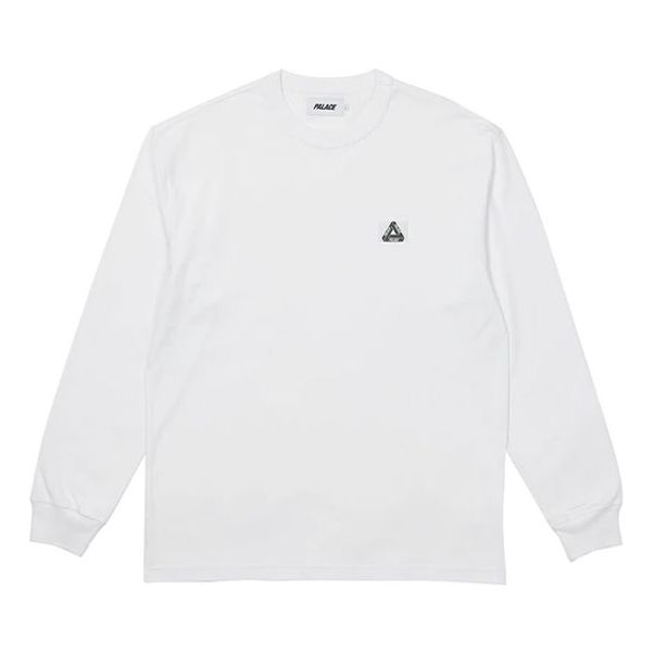 PALACE Unisex Logo Round-Neck Sweatshirt White P20LS009