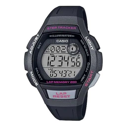 CASIO Retro Stylish Simplicity Classic Waterproof Shockproof Sports Black Purple Watch BlackPurple Digital LWS-2000H-1AJH