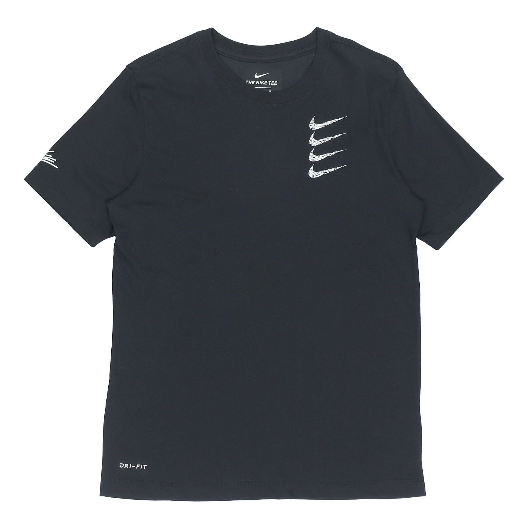 Nike Dri-fit Casual Sports Breathable Training Short Sleeve Black DD9231-010